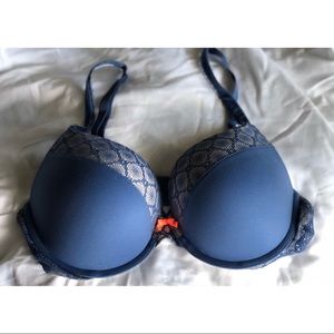 Blue Body Bra by Victoria Padded Perfect Coverage